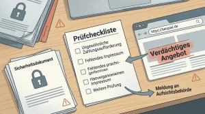 Ruhige Checkliste zur Prüfung eines verdächtigen Glücksspielangebots